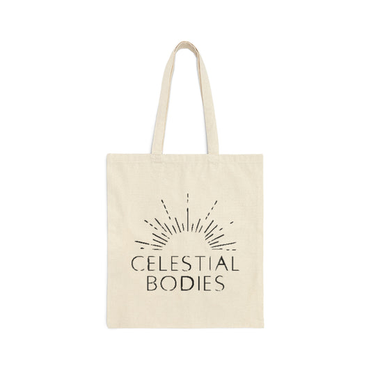 Celestial Bodies Canvas Tote Bag